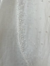 Zara Beaded Ivory Linen