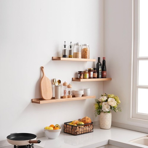 Oak floating shelf wall - shelf,,
