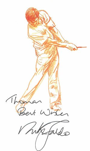 Autograph nick faldo - autograph,
