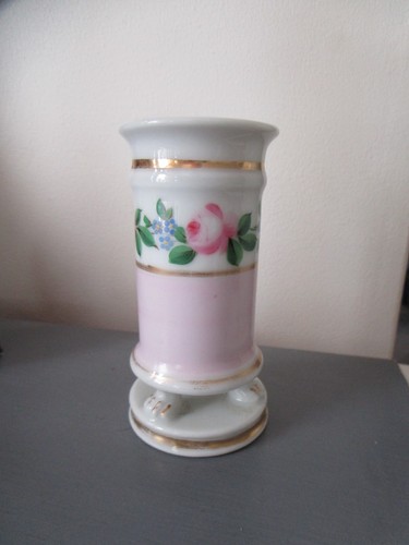 Antique bone china spill - , vase