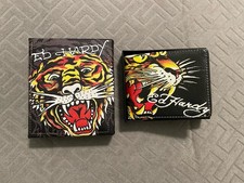 Ed Hardy Men's Black Bifold