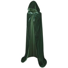 Cloak for Christmas Halloween Cosplay Costumes 59inch Hooded Long Velvet Cape