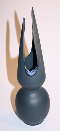 Unusual handcrafted vase-
