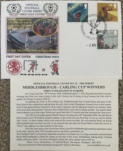 Middlesbrough carling cup - middlesbrough,