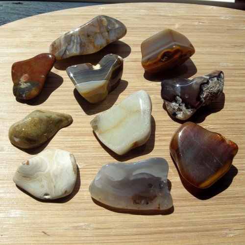 1lb lot large polished - lot, 10