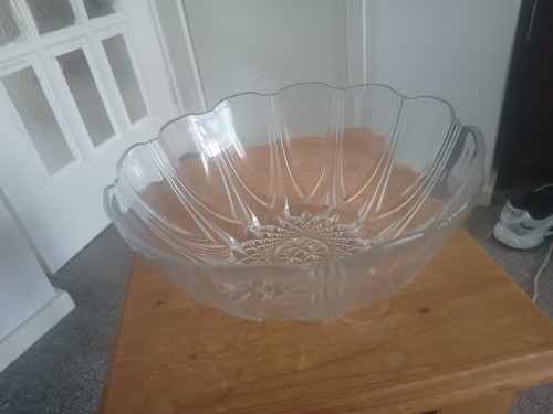 Inch wide cut glass fruit - glass,