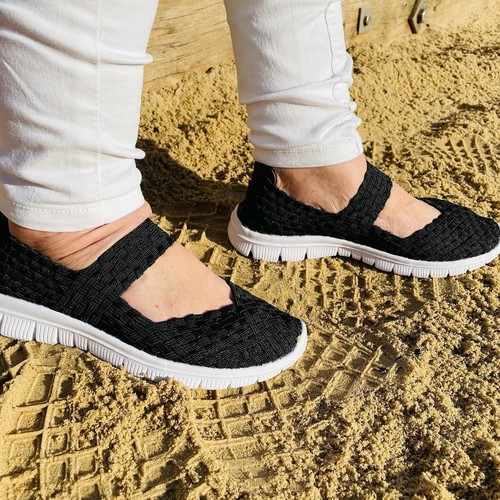 Women slip woven shoes - slip,