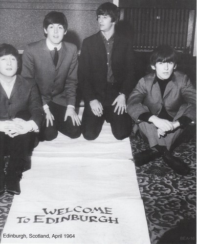 Beatles 1964 edinburgh - beatles,