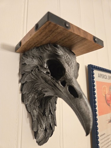 Gothic raven shelf - gothic,