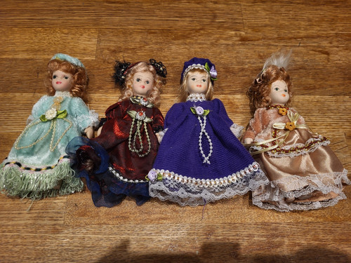 Vintage doll figurines - doll,
