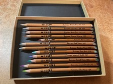 Box 12 Karisma Colour Pencils : Several of the Rare Shades ! No Duplicates ! ?