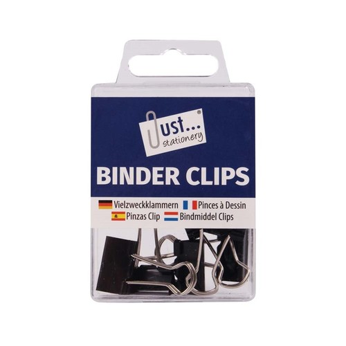 Binder clips black plastic - binder,