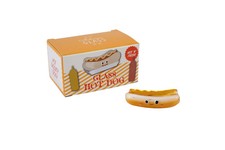 Artisan Glass Hotdog Ornament