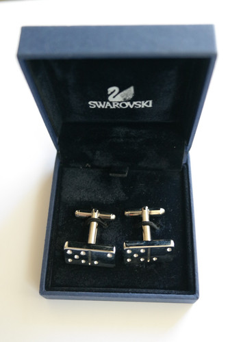 Swarovski silver dice - swarovski,