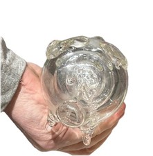 Hand Blown Glass Pig