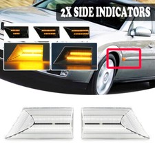 Pair For Opel Vauxhall Signum Vectra C Dynamic Side Repeater Indicator LED Light