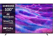 Samsung QE100QN80F 100 Inch QN80F 4K Neo QLED AI Smart TV - Open Box (Read)