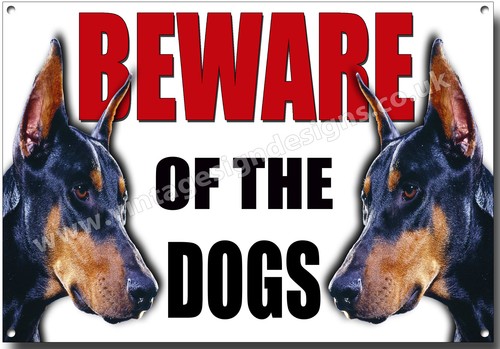 Size doberman beware the - doberman,