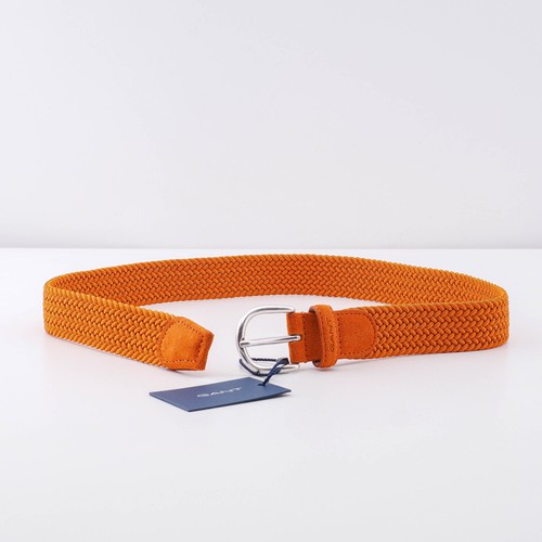 Gant women belt orange - orange, suede