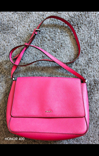 Dkny pink leather shoulder - dkny,