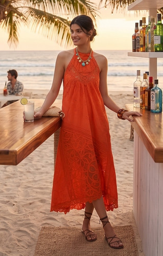 Anthropologie womens orange - womens,