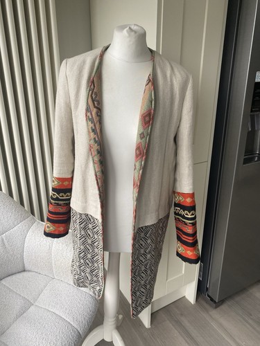 Zara vintage beige ivory linen - zara,