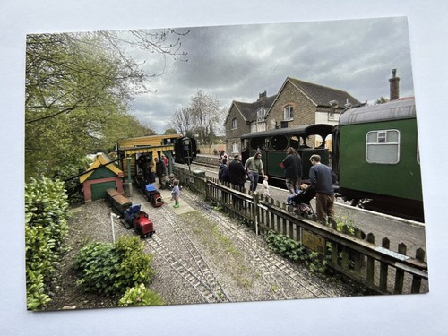 Postcard lavender line train - postcard,