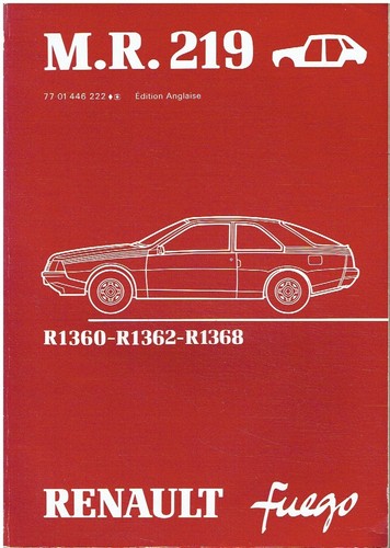 Renault fuego coupe original - renault,
