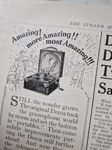 1926 decca gramophone advert - 1926,