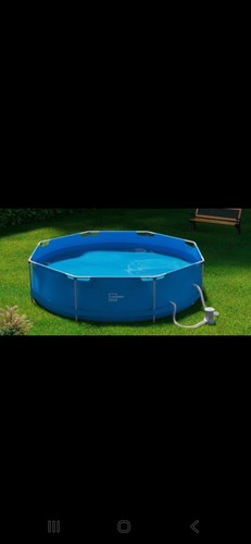 Metal frame swimming pool - swimming,