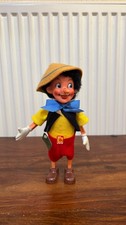 Carl Original Toy Wind Up Pinocchio Very Good Condition + Box