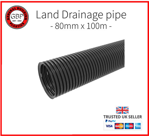 80mm 100m perforated - x, land