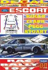 DECAL FORD ESCORT RS 1800 MK