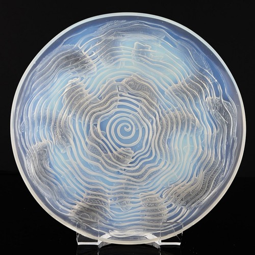 Rene lalique dauphins plate - lalique,
