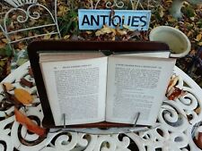 Antique 1930's Oak Bible Stand Wooden Book Display Folding Army Chaplain
