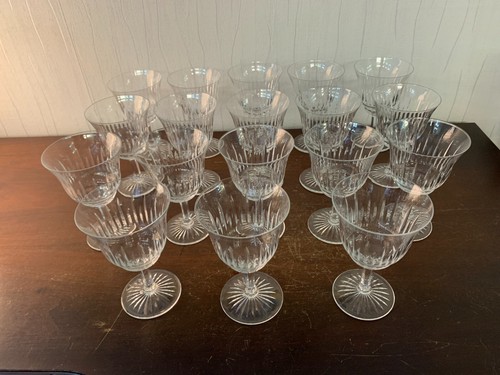 Cut crystal water - water, glasses