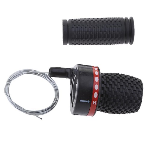 Black tiller throttle handle - black,