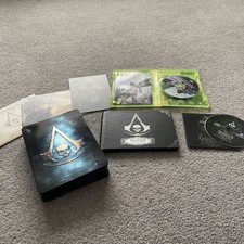Assassin's Creed IV: Black Flag Skull Steel Case Edition Xbox 360   Book & disc
