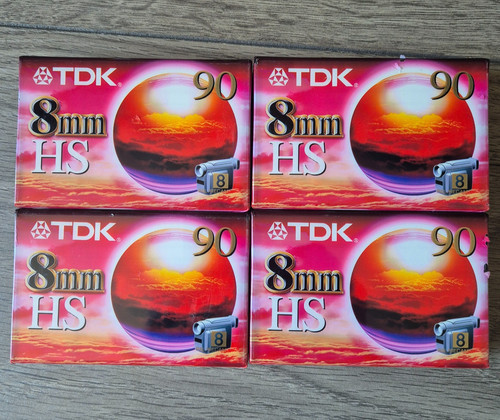 Tdk hs90 8mm camcorder tapes - tdk,