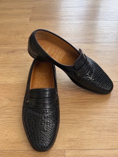 Vintage grenson black woven - vintage,