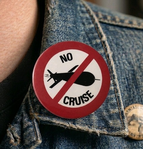 Cruise cnd campaign pin - no,
