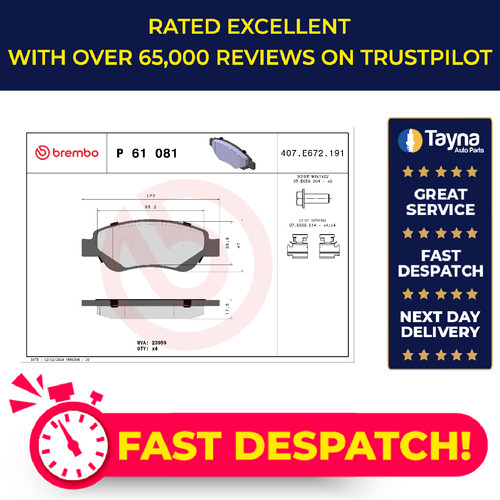Brake pads set - pads,