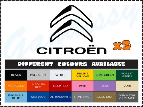 2no citroen logo stickers - citroen,