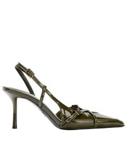 Women's New ZARA Green Khaki