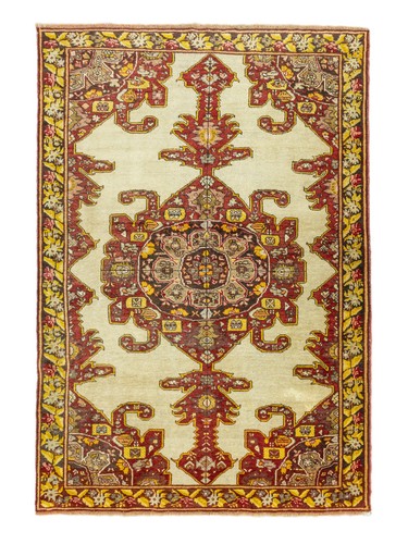 Rustic tribal oushak rug - tribal, –