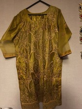 Designer Shalwar Kameez Indian Pakistani Khaddi Maria B.Sapphire Gul Ahmed