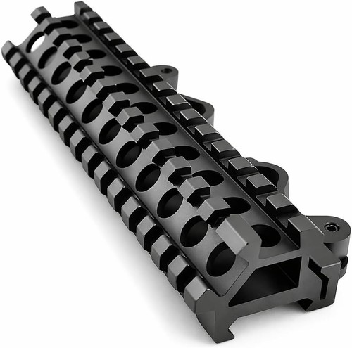 Double rail angle riser - double, mount