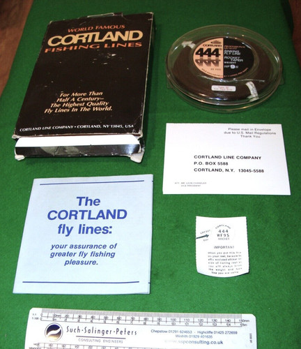 Old cortland fly line - line, 444