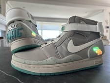 DS Sz 10 Bull Airs Customs Nike Air Jordan 1 MAG Light Up  Back To The Future II