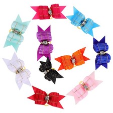  10 Pcs Small Dog Hair Bows